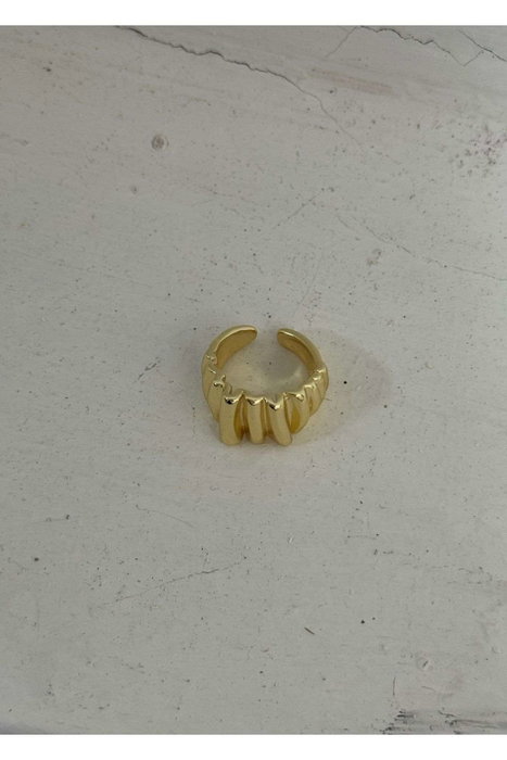 Heliophilia Silver Anillo de Cuerpo de Latón Dorado Ajustable Heliophilia Silver Anillo de Cuerpo de Latón Dorado Ajustable